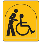 M3A: wheelchair user travelling with a friend or family member who helps with everyday tasks  