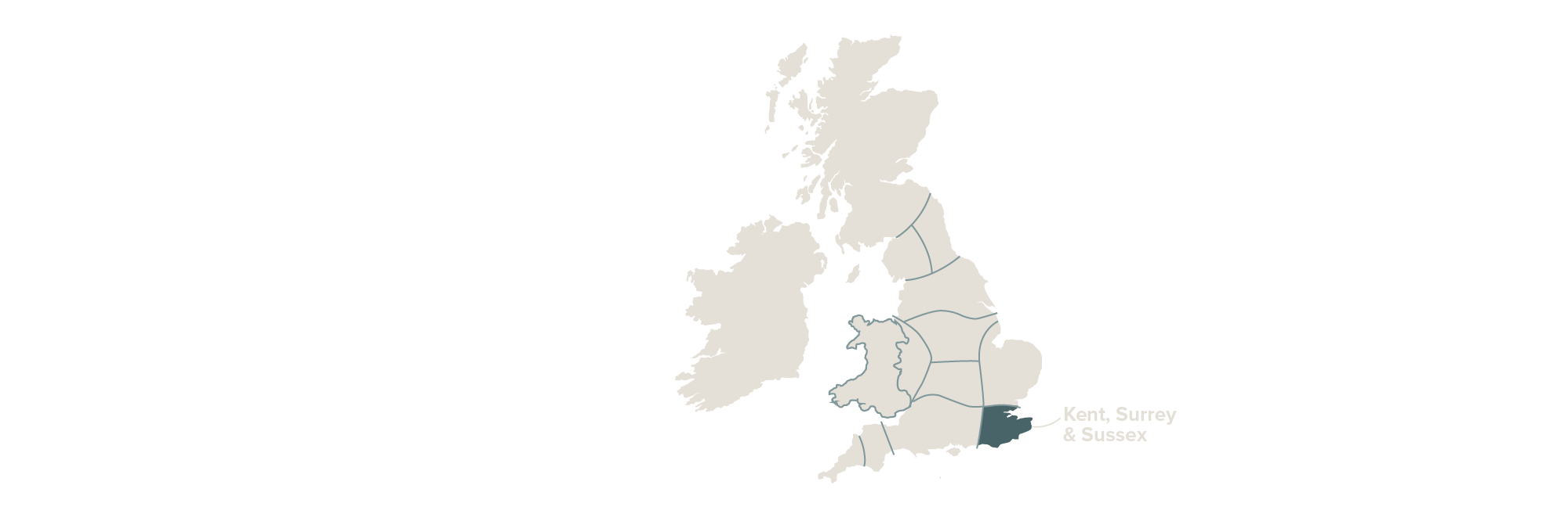 Map of the UK