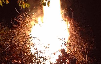 Bridgwater Guy Fawkes Karneval Großfeuerwerk